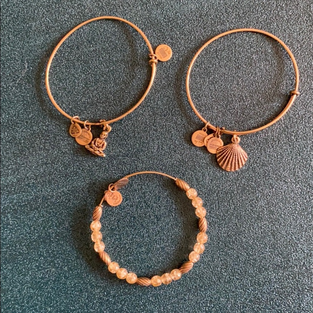 Three Alex & Ani Bangles!